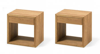 Woodek Schwebender Nachttisch 39x39cm 2er (2153_2)