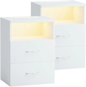 Casaria Jamie 40x55cm 2 Stk. wei&szlig;