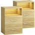 Casaria Jamie 40x55cm 2 Stk. sonoma-eiche