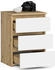 weiß/artisan-eiche: Akord Furniture Factory Akord CL3 40x57cm