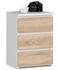 sonoma-eiche/weiß: Akord Furniture Factory Akord CL3 40x57cm