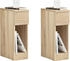 SoBuy Nachttisch mit Schublade 35x60cm 2 Stk. (FBT111)