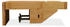 Relaxdays Klemmbare Bettablage 36x9cm (10048194)