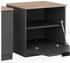 VICCO Betti 50x50cm 2 Stk. anthrazit/eiche