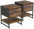VICCO Fyrk 40x50cm 2 Stk. eiche-rustikal