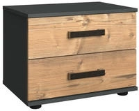 Wimex Nachttisch "Stockholm, Nachtkommode 52cm breit, Made in Germany" Industrial