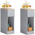SoBuy Konsolentisch 20x60x35cm grau 2 Stk. (FBT111-HGx2)