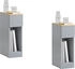SoBuy Konsolentisch 20x60x35cm grau 2 Stk. (FBT111-HGx2)