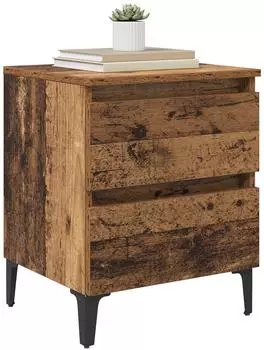 vidaXL 2 pcs Altholz 40 x 35 x 50 cm Holzwerkstoff (871919)