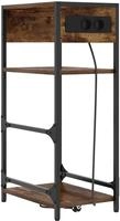 vidaXL Nachttisch Ger&auml;ucherte Eiche 40 x 27 x 76 cm Holzwerkstoff