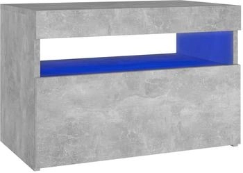 vidaXL mit LED-Leuchten Betongrau 60x35x40 cm (3082782)
