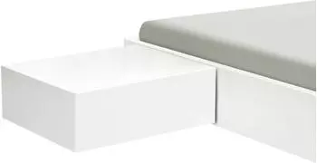 Hasena Caja Nachttisch Buche weiss deckend, lackiert (SW15314)