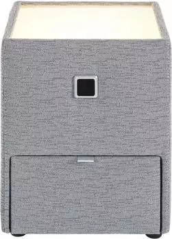 Jockenh&ouml;fer "Lancy" grau (grau meliert 142 09) B:42,5cm H:53cm T:45cm Holzwerkstoff Glas Sideboards mit LED-Beleuchtung (535575-0) grau meliert 142 09