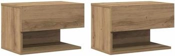 vidaXL Wand- 2 Stk. Artisan-Eiche (856823)