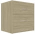 vidaXL Sonoma-Eiche 40x30x40 cm Holzwerkstoff (801041)