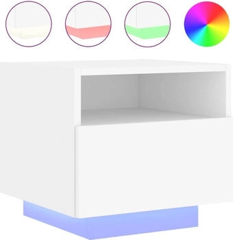 vidaXL mit LED-Leuchten Weiß 40x39x37 cm (836798)