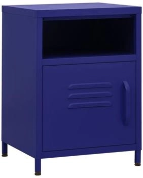vidaXL Marineblau 35x35x51 cm Stahl (336217)