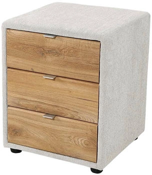 Jockenhöfer "Lia" grau (beige 444 17) B:42,5cm H:53cm T:45cm Sideboards Nachttisch mit 3 Schubladen (14004914-0) beige 444 17