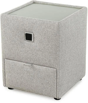 Jockenh&ouml;fer "Lancy" grau (grau beige 414 07) B:42,5cm H:53cm T:45cm Holzwerkstoff Glas Sideboards mit LED-Beleuchtung (61961615-0) grau beige 414 07