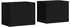 vidaXL Wand- 2 Stk. Schwarz 45x30x35 cm (848328)