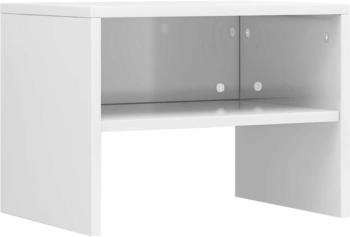 vidaXL Hochglanz-Weiß 40x30x30 cm Holzwerkstoff (800075)