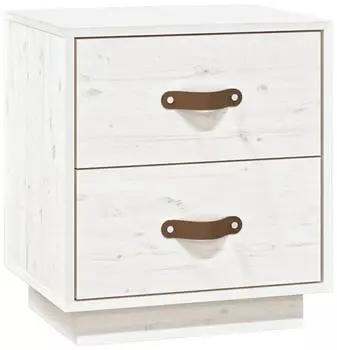 vidaXL Weiß 40x34x45 cm Massivholz Kiefer (818327)