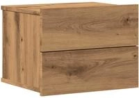 vidaXL Wand-Nachttisch Artisan-Eiche 40x32x30 cm