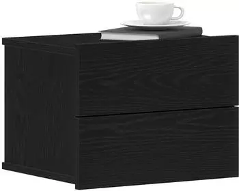 vidaXL Schwarze Eiche 40 x 30 x 30 cm Holzwerkstoff (862459)