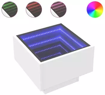 vidaXL mit Infinity-LED Weiß 40x40x30 cm (3284063)