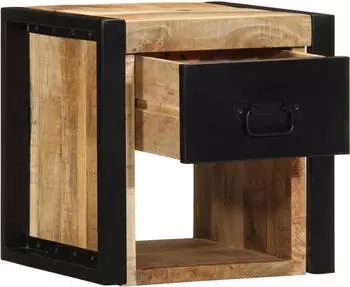 vidaXL 40x35x40 cm Raues Mango-Massivholz (4015949)