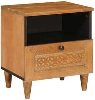vidaXL Nachttisch Hellbraun 40 x 33 x 46 cm Holzwerkstoff