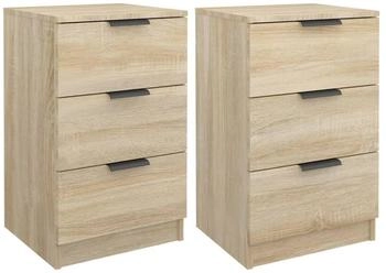 vidaXL 2 Stk. Sonoma-Eiche 40x36x65 cm (811275)