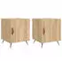 vidaXL 2 Stk. Sonoma-Eiche 40x40x50 cm Holzwerkstoff (827507)