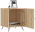 vidaXL 2 Stk. Sonoma-Eiche 40x40x50 cm Holzwerkstoff (827507)