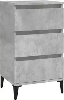 vidaXL Betongrau 40x35x70 cm Holzwerkstoff (819672)
