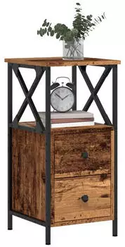 vidaXL Altholz-Optik 34x35,5x70 cm Holzwerkstoff (857250)