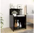 vidaXL 2 Stk. Schwarz 40x35x60 cm Holzwerkstoff (806178)