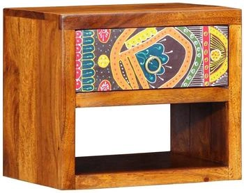 vidaXL Wandmontiert Braun 40 x 35 x 35 cm Akazie Massivholz (4016515)