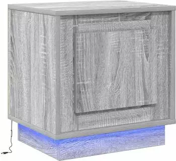 vidaXL mit Grau 44 x 34.5 x 45 cm Holzwerkstoff (869572)