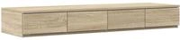 vidaXL Bettschubladen Sonoma Eiche 120x36,5x16,5 cm Holzwerkstoff