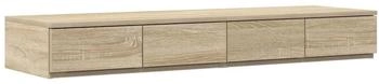 vidaXL Bettschubladen Sonoma Eiche 120 x 36.5 x 16.5 cm Holzwerkstoff (866941)