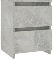 vidaXL Nachttisch Betongrau 30&times;30&times;40 cm Holzwerkstoff