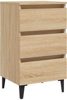 vidaXL mit Metallbeinen Sonoma-Eiche 40x35x69 cm (805911)