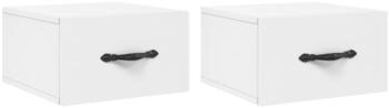 vidaXL Wand- 2 Stk. Weiß 35x35x20 cm (829805)