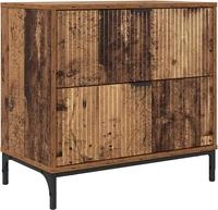 vidaXL Nachttisch Altholz 63,5 x 36 x 61 cm Holzwerkstoff