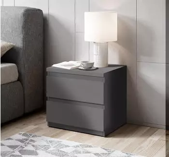 Schlafkontor "Olli" grau (graphit) B:45cm H:43,6cm T:38cm Spanplatte Sideboards (93273232-0) graphit