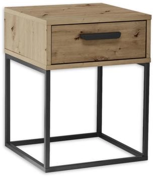 Schlafkontor "Suna Kommode Nachttisch " braun (artisan eiche) B:40cm H:52cm T:38,5cm Melamin Sideboards auf Metallgestell (84713631-0) artisan eiche