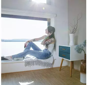 Relaxdays 2 x Beistellschrank Retro