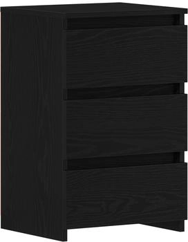 vidaXL Nachttische 2 Stk. Schwarze Eiche 40x35x62,5 cm Holzwerkstoff (862614)