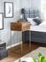 Wohnling Nachttisch Mango Massivholz / Metall 40x75,5x35 cm Boxspringbett Design mit Schublade mit Stauraum